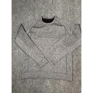 Lululemon Pullover Mens Large Gray Knit Crewneck Long Sleeve Thermal Athletic